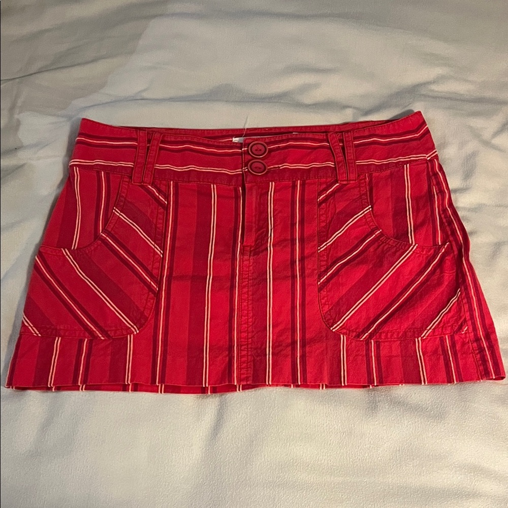 Guess Striped Mini Skirt - Size 24 - RARE